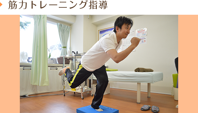 筋力トレーニング指導